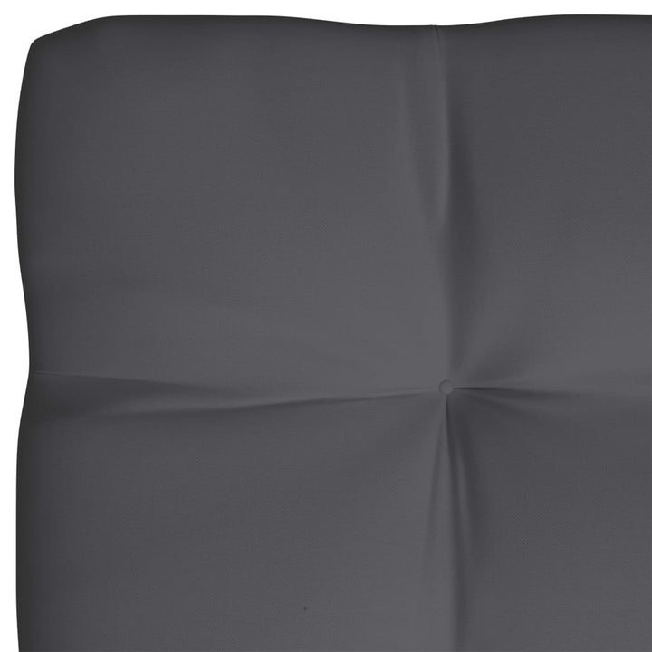 vidaXL Pallet Sofa Cushion Anthracite 47.2"x31.5"x3.9"