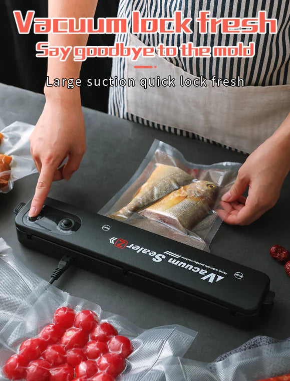 Vacuum Sealer Machine Food Preservation Storage Saver Automatic With Seal Bag