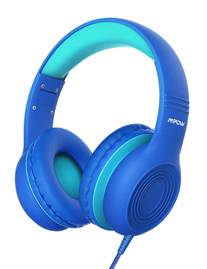 Mpow CH6S Wired Headphones For Kids With Microphone Max 85dB Food Grade Material Over-Ear Kids Headphones For iPad Kindle Phones