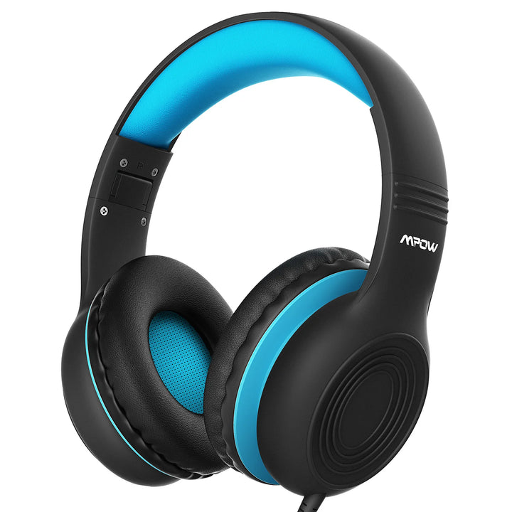 Mpow CH6S Wired Headphones For Kids With Microphone Max 85dB Food Grade Material Over-Ear Kids Headphones For iPad Kindle Phones