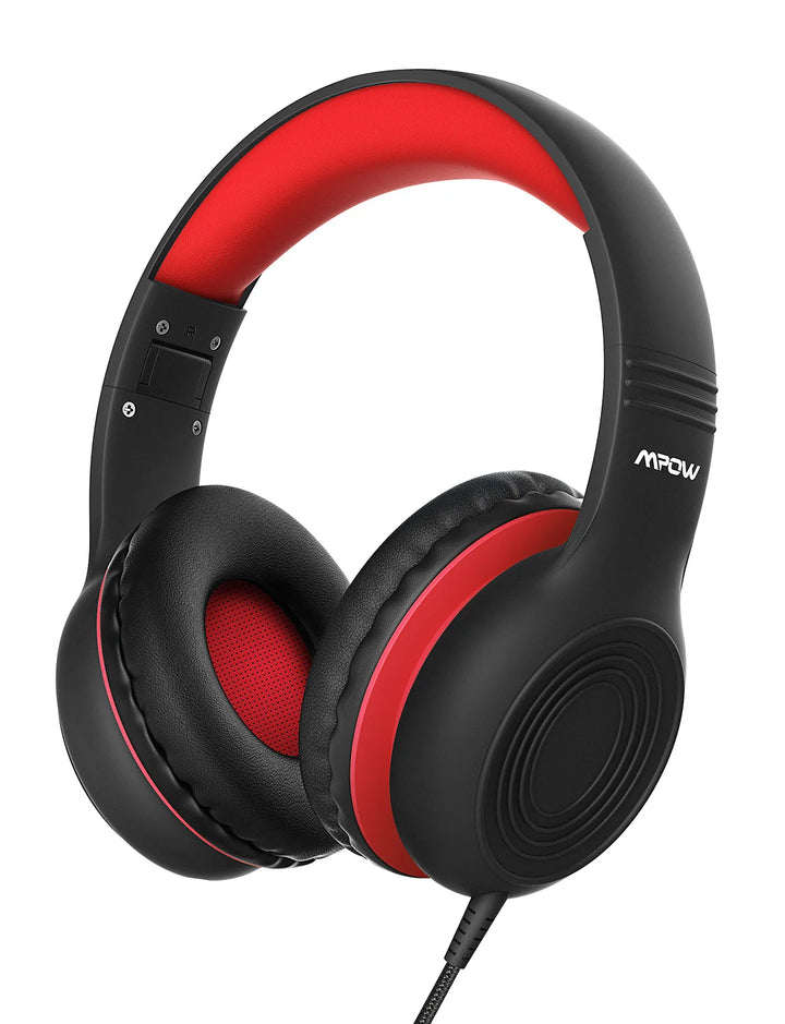 Mpow CH6S Wired Headphones For Kids With Microphone Max 85dB Food Grade Material Over-Ear Kids Headphones For iPad Kindle Phones