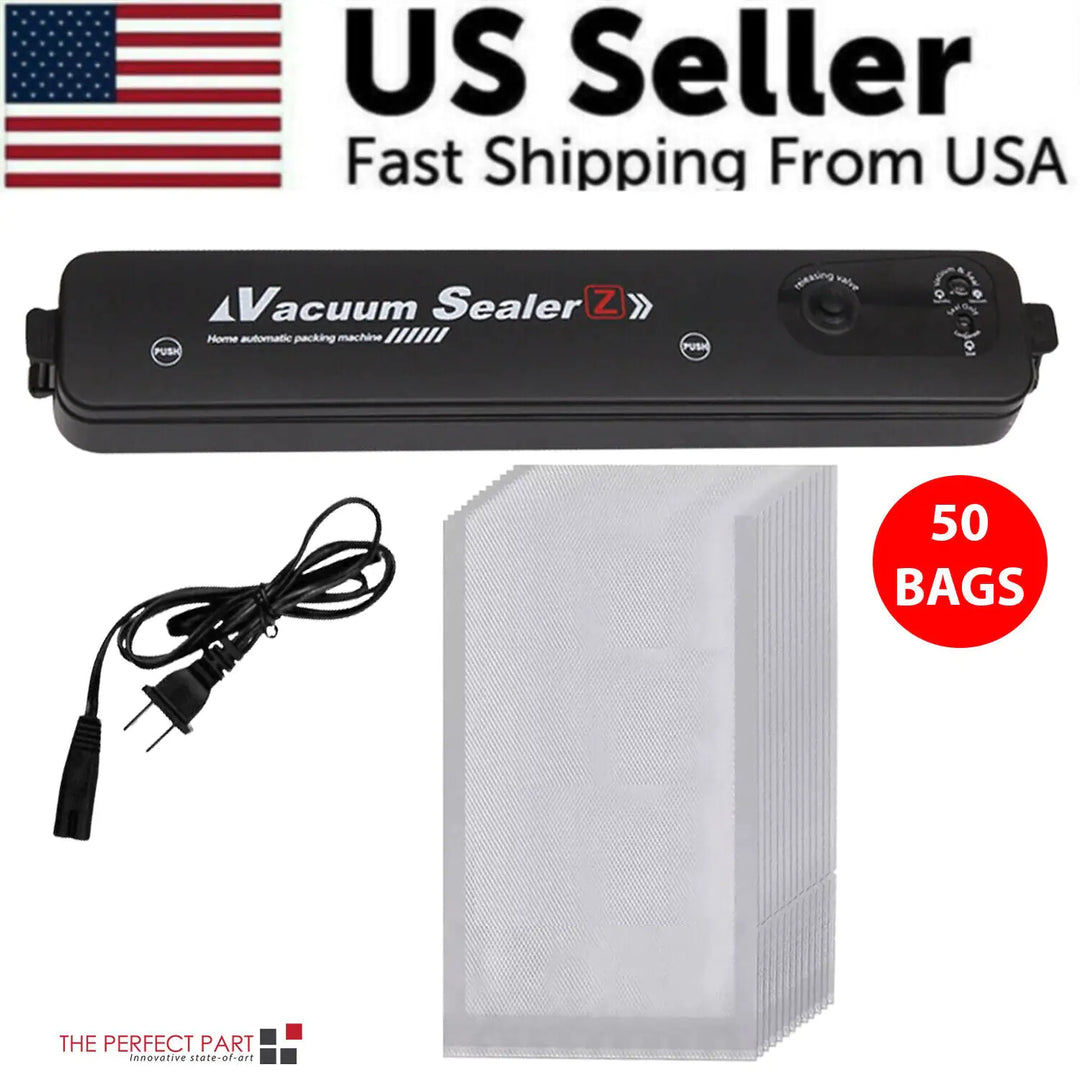 Vacuum Sealer Machine Food Preservation Storage Saver Automatic With Seal Bag