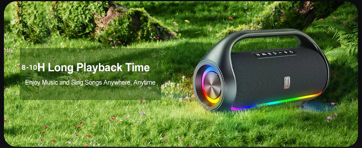 FanFun Bluetooth Speaker Output Power Bluetooth Speaker with Excellent Bass Performace Waterproof Camping Outdoor