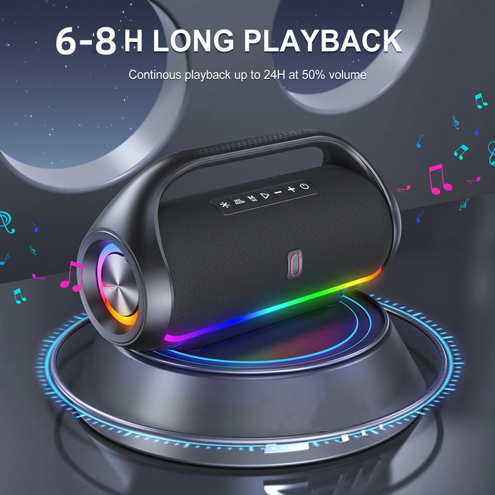 FanFun Bluetooth Speaker Output Power Bluetooth Speaker with Excellent Bass Performace Waterproof Camping Outdoor