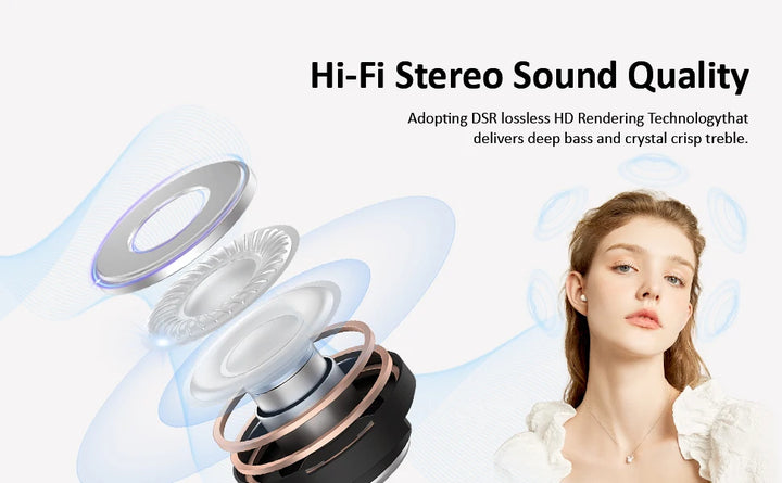Mini Earbuds Wireless Bluetooth for Small Ear Canals