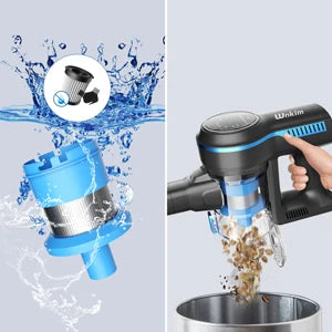 Wnkim S700 Wnkim Cordless Vacuum Cleaner for Pet Hair, 25Kpa Powerful Vacuum with LED Display, 45 Mins Runtime, Stick Vacuum