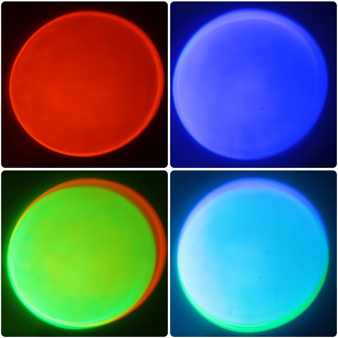 2025 New USB LED Projector Light, Modern Moire Pattern & Sunset Design, Adjustable Atmosphere Lighting With Remote Control