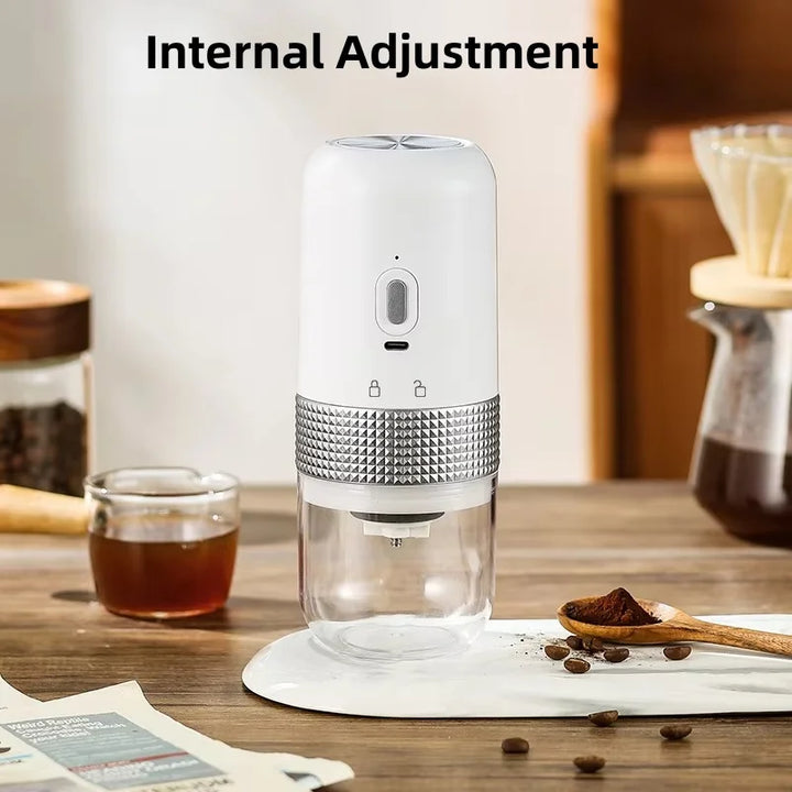 New Portable Electric Coffee Bean Grinder Household 1000mAh