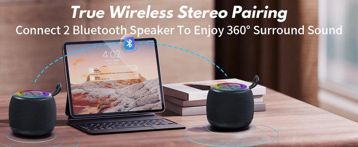 FanFun Karaoke Machine for Adults and Kids, wired Speaker with 1 Microphones, Portable Party Karaoke Speaker with DJ Lights