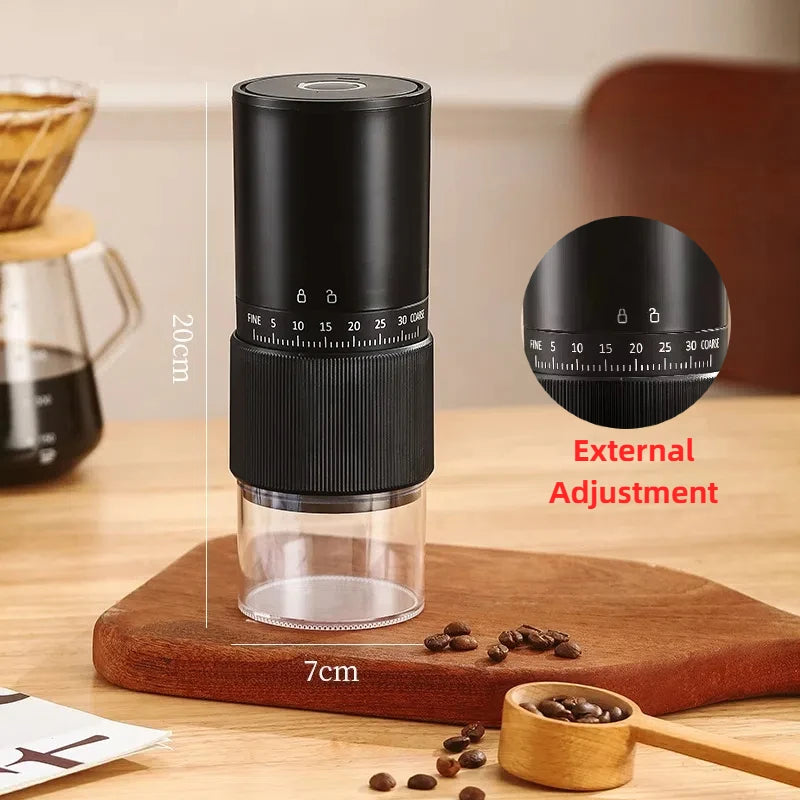 New Portable Electric Coffee Bean Grinder Household 1000mAh