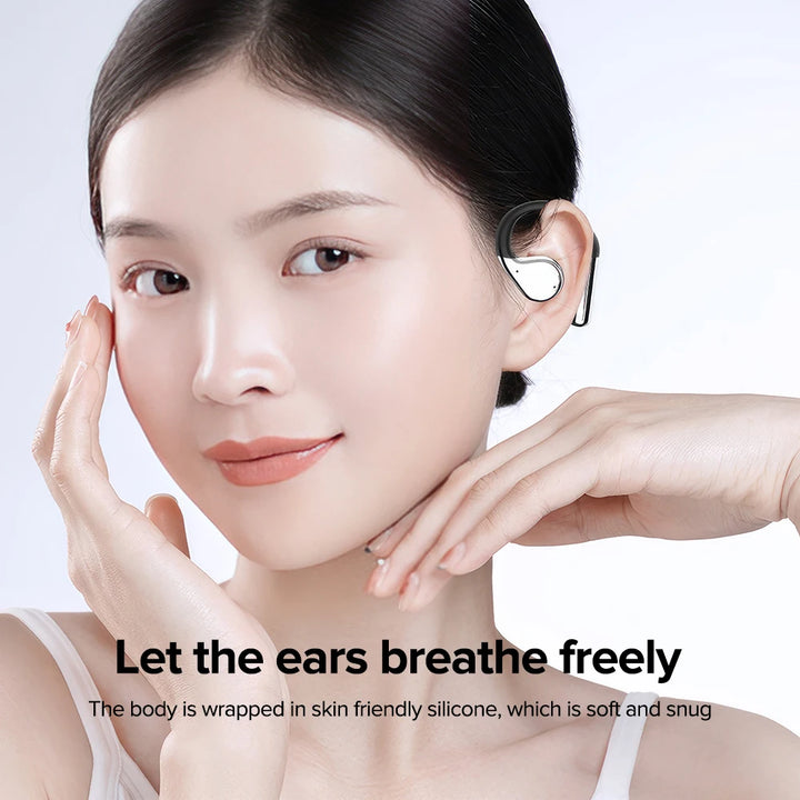 Mpow Q31 Wireless Earbuds 60hrs Bluetooth 5.4 Sport Earphones with Earhooks ENC Noise Cancelling Mic Earbuds for Workout/Running