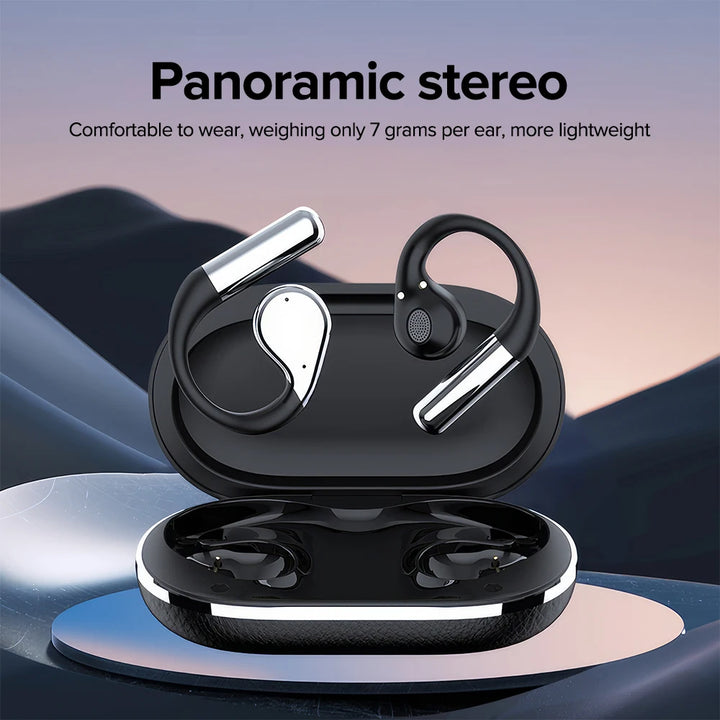Mpow Q31 Wireless Earbuds 60hrs Bluetooth 5.4 Sport Earphones with Earhooks ENC Noise Cancelling Mic Earbuds for Workout/Running