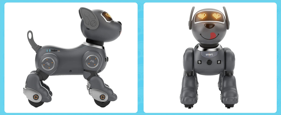 VATOS Robot Dog Toy for Kids Voice Remote Control Pet Interactive Touch Sensors 20+ Mode Robotic Puppy Toy Boys Girls