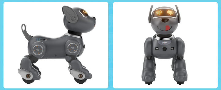 VATOS Robot Dog Toy for Kids Voice Remote Control Pet Interactive Touch Sensors 20+ Mode Robotic Puppy Toy Boys Girls
