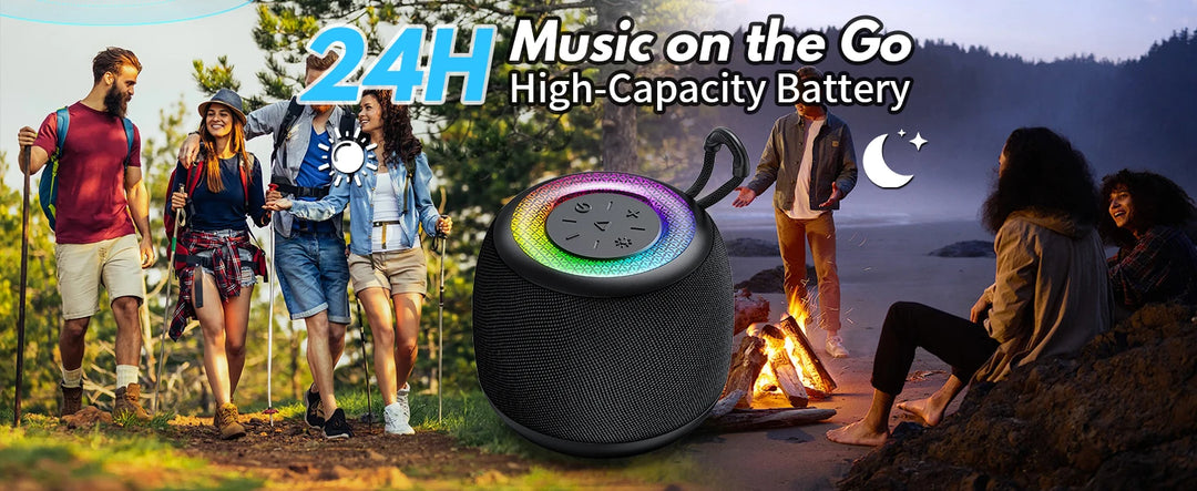 FanFun Karaoke Machine for Adults and Kids, wired Speaker with 1 Microphones, Portable Party Karaoke Speaker with DJ Lights