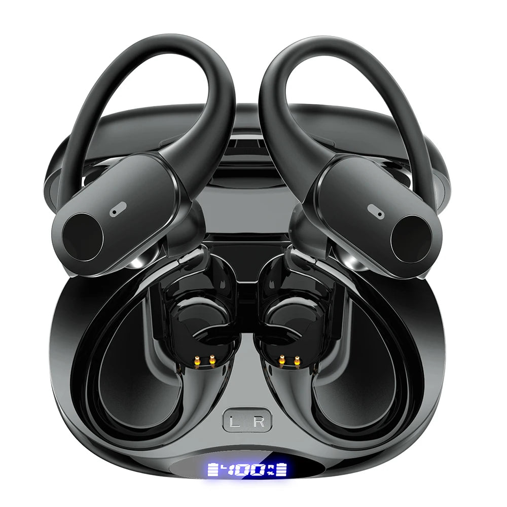 Mpow T68 Deep Bass Wireless Earbuds Bluetooth 5.3 TWS Earphones in-Ear LED Display Waterproof True Earphones for Work Gym Sports