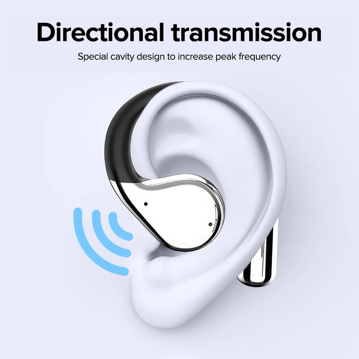 Mpow Q31 Wireless Earbuds 60hrs Bluetooth 5.4 Sport Earphones with Earhooks ENC Noise Cancelling Mic Earbuds for Workout/Running