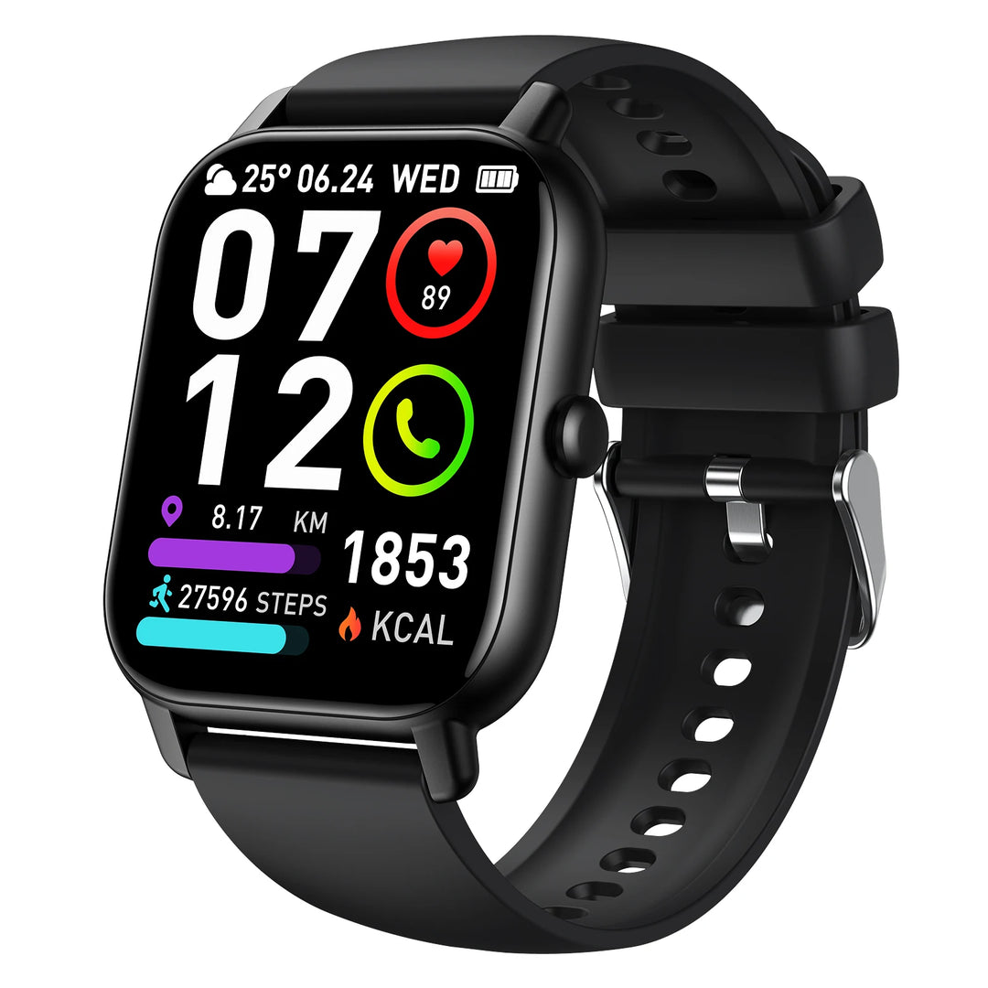 EIGIIS Smart Watch For Men Women P66D 1.85" TFT Health Monitoring IP68 Waterproof Bluetooth Call Multifunction Fitness Tracker