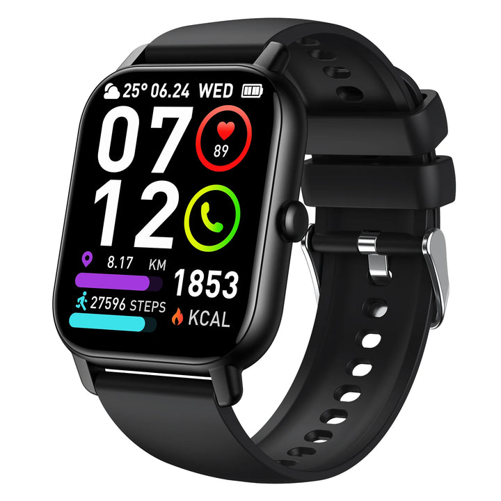 EIGIIS Smart Watch For Men Women P66D 1.85" TFT Health Monitoring IP68 Waterproof Bluetooth Call Multifunction Fitness Tracker