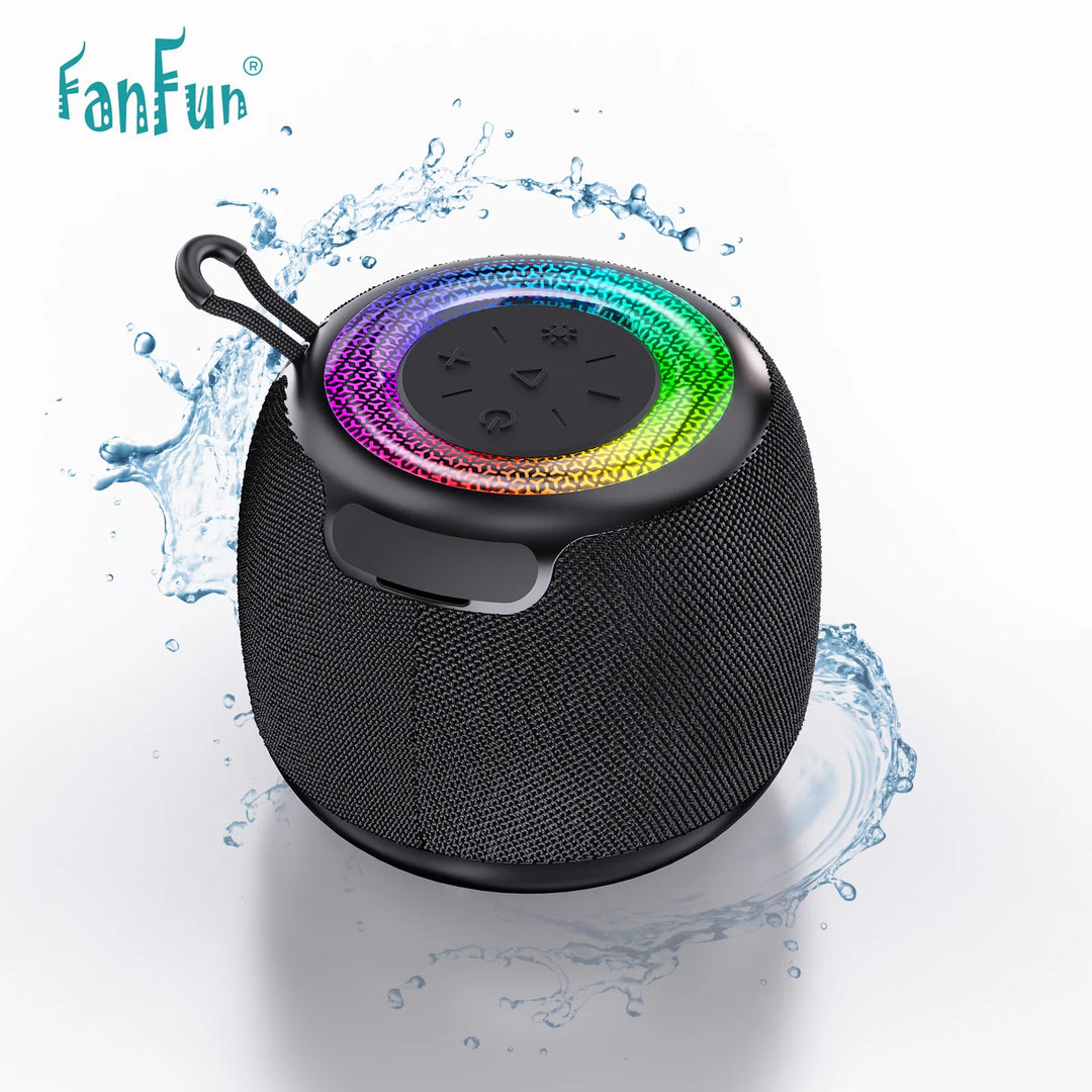 FanFun Karaoke Machine for Adults and Kids, wired Speaker with 1 Microphones, Portable Party Karaoke Speaker with DJ Lights