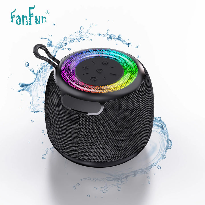 FanFun Karaoke Machine for Adults and Kids, wired Speaker with 1 Microphones, Portable Party Karaoke Speaker with DJ Lights