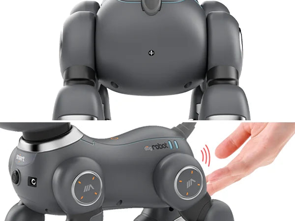 VATOS Robot Dog Toy for Kids Voice Remote Control Pet Interactive Touch Sensors 20+ Mode Robotic Puppy Toy Boys Girls