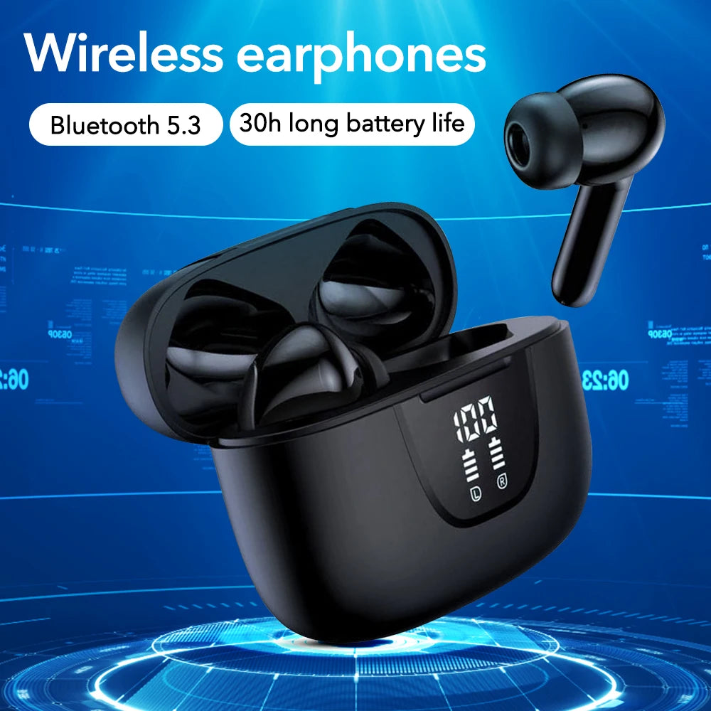 Mpow S42A Wireless Headphones Active Noise Cancelling 5.3 Bluetooth Earphones 30H Playback In-Ear ANC TWS Earbuds for Smartphone