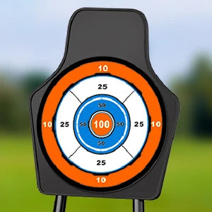 VATOS 2X Bow Arrow + Guns Toy For Kids LED Light Up Archery with Suction Cup Stand Target Dart Board Indoor Outdoor Game Toys