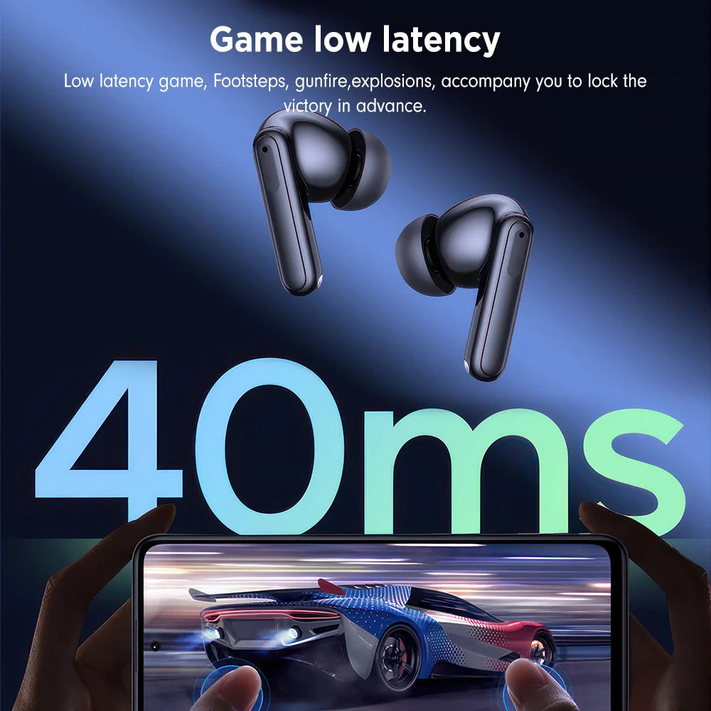 Mpow XY-17 Bluetooth 5.3 In-ear Wireless Sports Earphones ANC Active Noise Reduction Bluetooth 26H Playtime Headset for iPhone