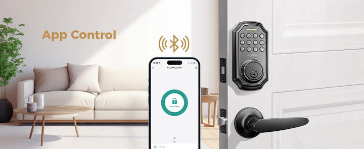 Arpha Smart Door Lock D180H Electronic Lock Bluetooth Door Lock 100 Password App Control Combination Lock Long Battery Life