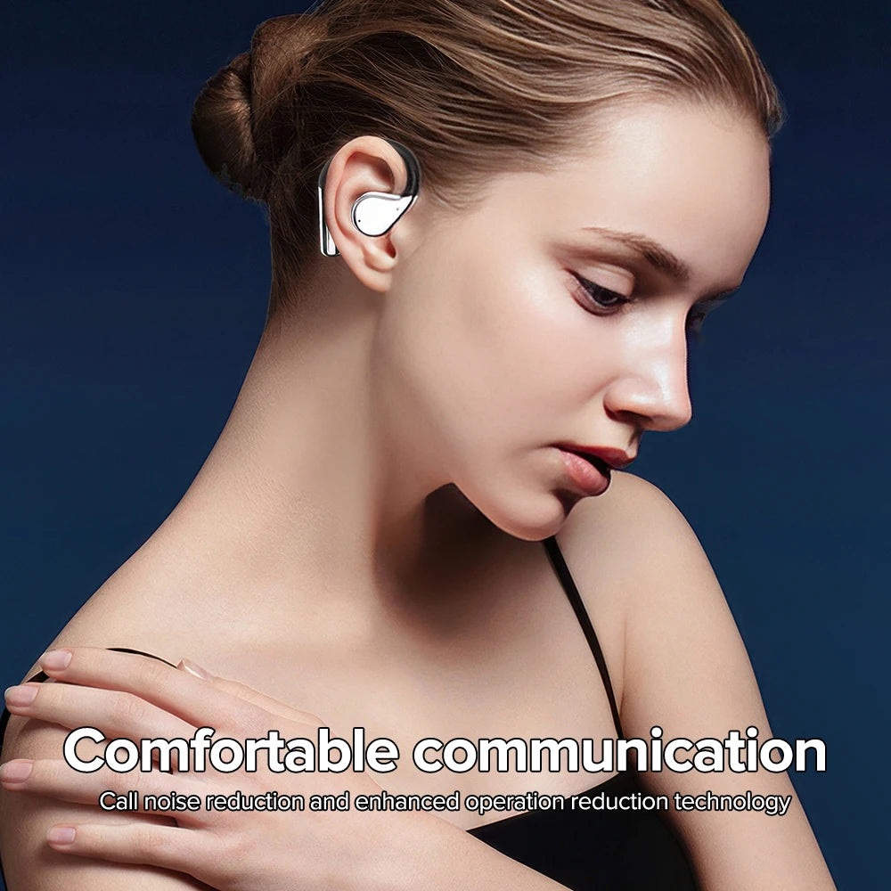 Mpow Q31 Wireless Earbuds 60hrs Bluetooth 5.4 Sport Earphones with Earhooks ENC Noise Cancelling Mic Earbuds for Workout/Running