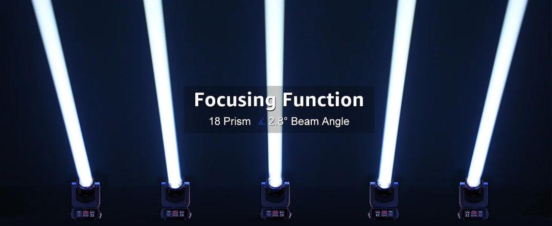 U’King 150W Beam Moving Head Lights 18Prism 8Gobo Stage Light DMX DJ Light For Wedding Church Party KTV Disco Dj Bar