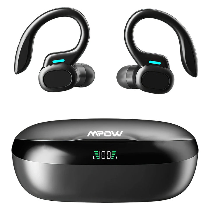 Mpow SP16 Bluetooth V5.3 Headphone with CVC 8.0 Dual Mic Noise Cancelling Wireless Headset 160Hrs Talktime for iOS Android Phone