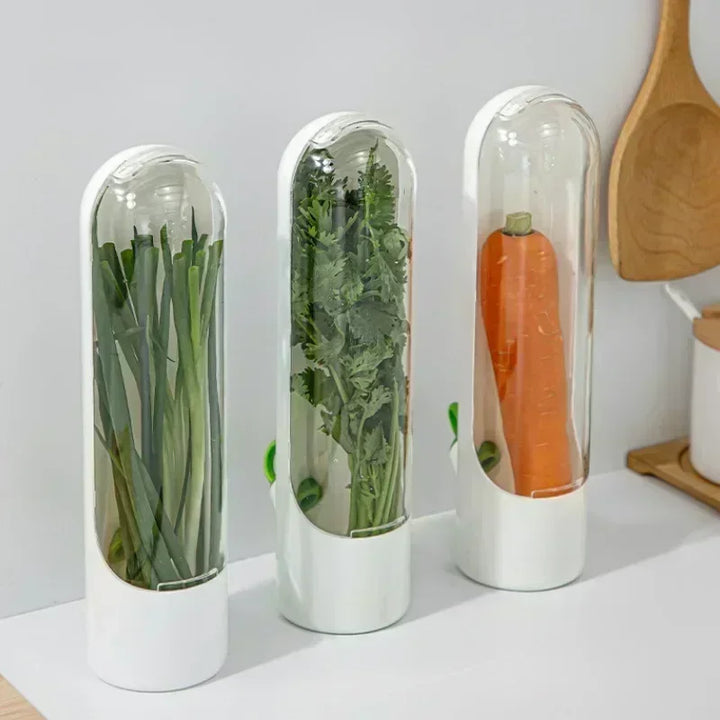 FreshKeep Refrigerator Herb & Vegetable Storage Container