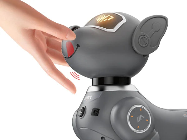 VATOS Robot Dog Toy for Kids Voice Remote Control Pet Interactive Touch Sensors 20+ Mode Robotic Puppy Toy Boys Girls