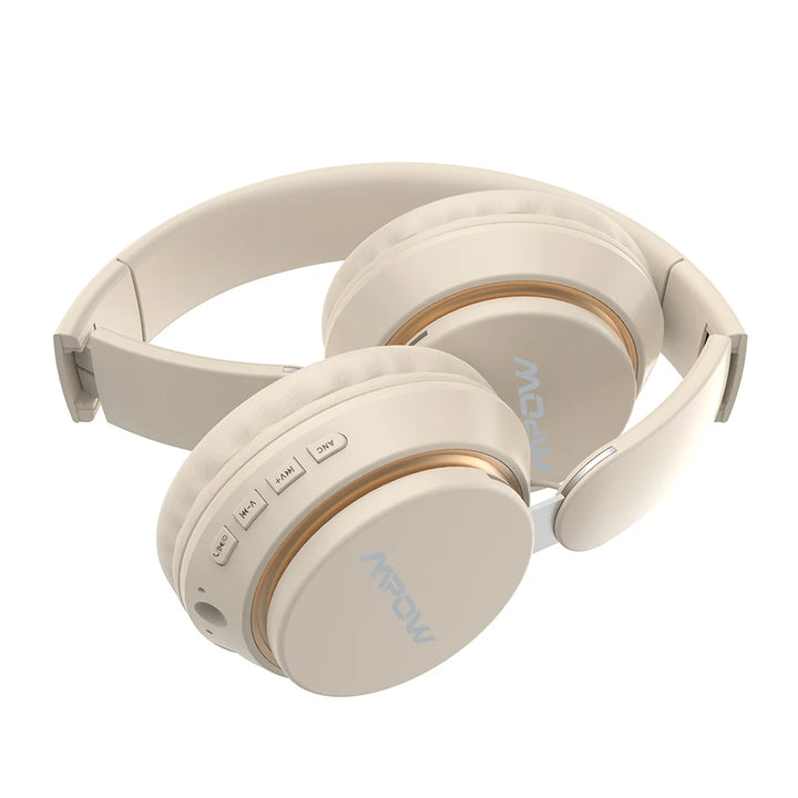 Mpow J2 ANC Wireless Bluetooth Headphones Upgraded Active Noise Reduction Over-Ear Headphones Long-lasting 24 Hours Playtime