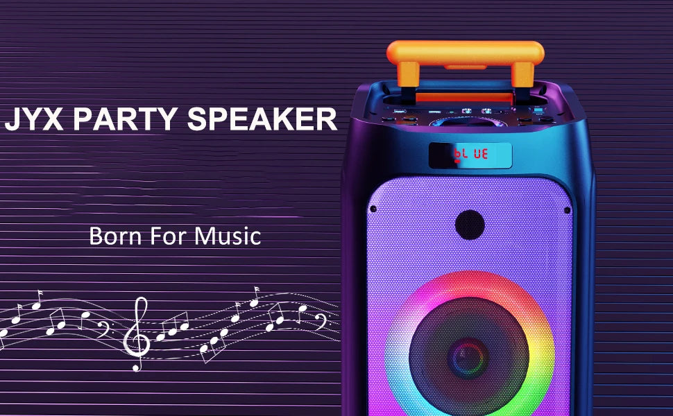 Karaoke Machine, Portable Bluetooth Speaker with 2 Wireless Karaoke Microphones, Karaoke Machine for Adults Kids for Home Party