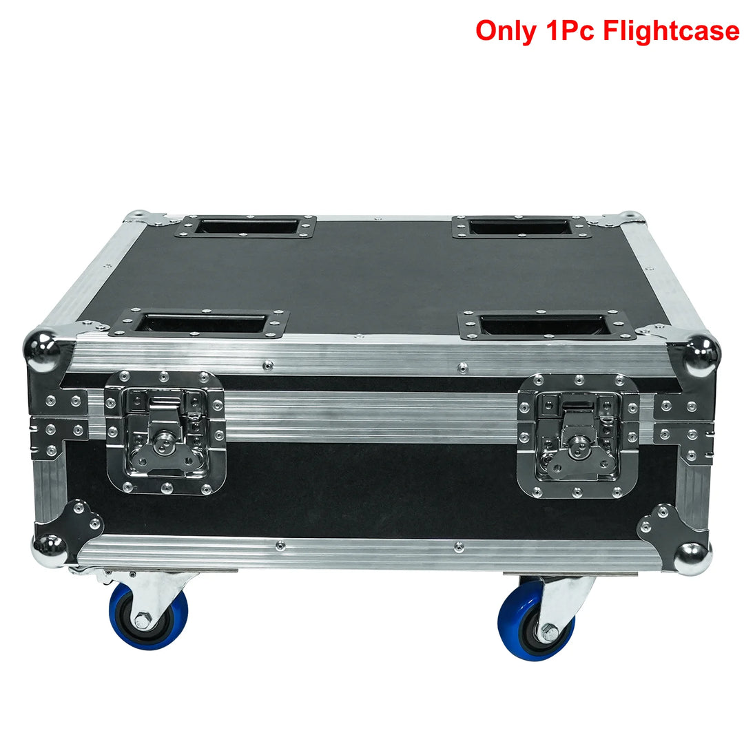 U'King 6Pcs 6X18W LED RGBWA+UV Rechargeable Battery Par Lights With Rechargeable Flightcase Set For DJ Disco Wedding Party Bar