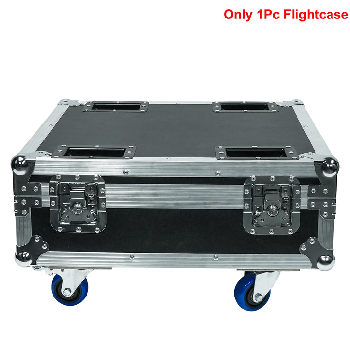 U'King 6Pcs 6X18W LED RGBWA+UV Rechargeable Battery Par Lights With Rechargeable Flightcase Set For DJ Disco Wedding Party Bar