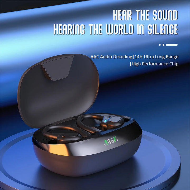 Mpow SP16 Bluetooth V5.3 Headphone with CVC 8.0 Dual Mic Noise Cancelling Wireless Headset 160Hrs Talktime for iOS Android Phone