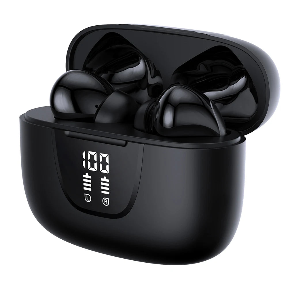 Mpow S42A Wireless Headphones Active Noise Cancelling 5.3 Bluetooth Earphones 30H Playback In-Ear ANC TWS Earbuds for Smartphone