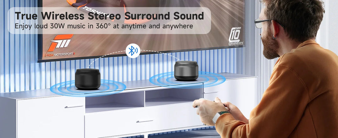 L6 Portable Bluetooth Wireless Speaker Waterproof USB Outdoor Loudspeaker Music Surround Bass Box Speakers For thinkplus IOS