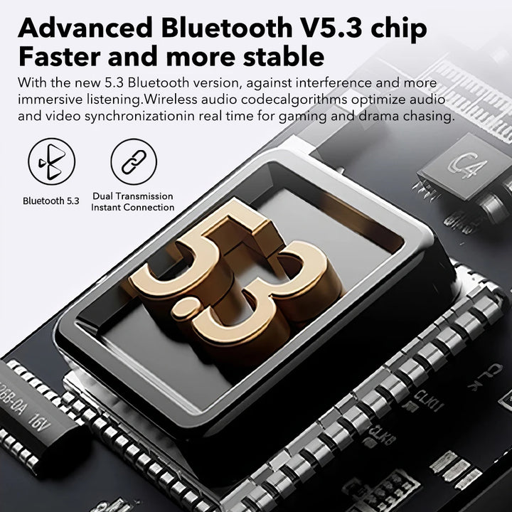 Mpow S47 True Wireless Bluetooth V5.3 Earphones with 35H Playback TWS Waterproof Earbuds for iPhone Huawei Xiaomi All Smartphone