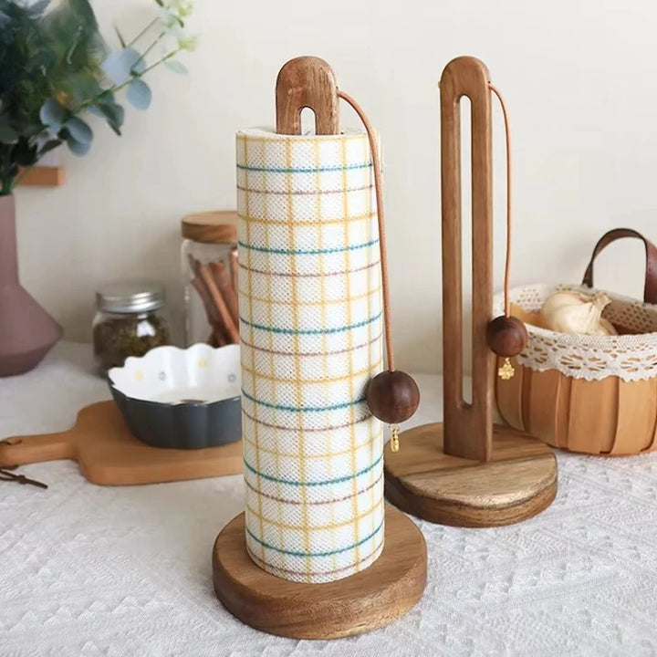 WoodEase Multifunctional Kitchen Paper Towel & Wrap Organizer