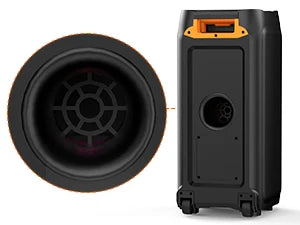 Karaoke Machine with 2 Wireless Microphones, Portable Bluetooth Speaker for Adults & Kids, Big Party PA System with Disco Lights