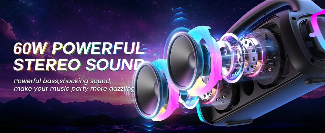 Karaoke Machine for Adults and Kids, Portable Bluetooth Speaker with Microphones, PA System with 2 Karaoke Microphones