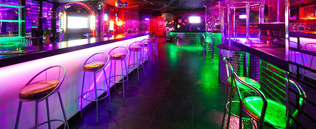 U'King 4Pcs 200W LED RGBW 48+8-Segment Strobe Lights DMX512 Wash Stage Light Uplight DJ Lights For Party Disco Wedding Bar KTV