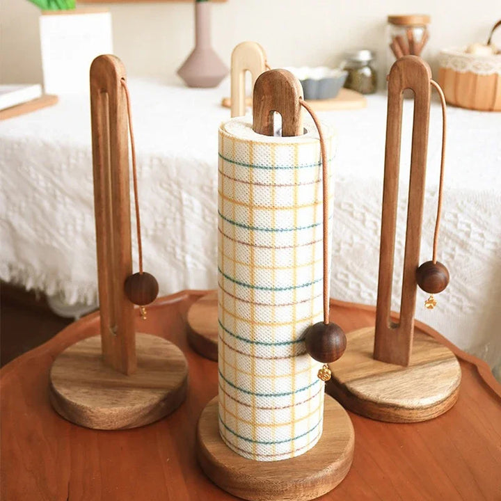WoodEase Multifunctional Kitchen Paper Towel & Wrap Organizer