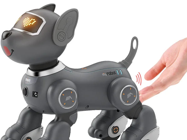 VATOS Robot Dog Toy for Kids Voice Remote Control Pet Interactive Touch Sensors 20+ Mode Robotic Puppy Toy Boys Girls