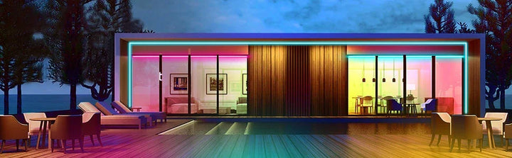 LED Neon Light Strip With Tuya Intelligent Control RGB Waterproof Neon Rope Light Suitable For Outdoor Decoration Of Houses
